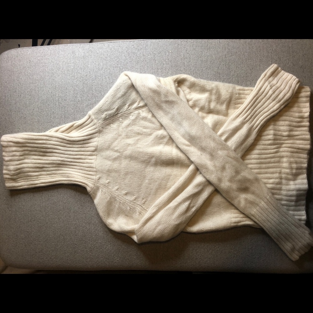 Ann Taylor cashmere cream turtleneck